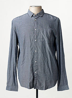 Chemise manches longues gris TOM TAILOR homme