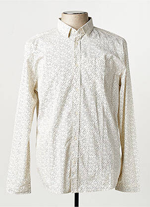 Chemise manches longues manches longues blanc TOM TAILOR homme