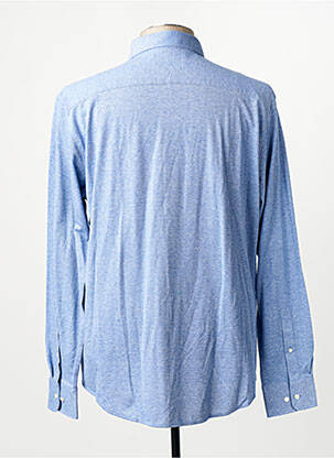 Chemise manches longues poignets boutonnés bleu SELECTED homme