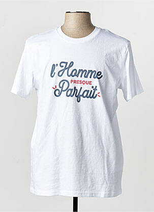 T-shirt blanc MONSIEUR TSHIRT homme