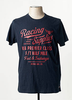 T-shirt bleu PETROL INDUSTRIES homme