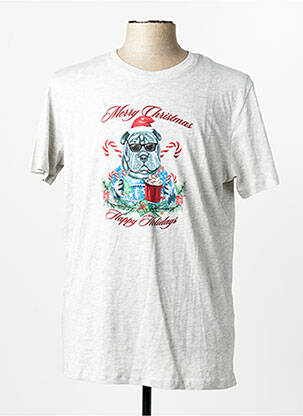 T-shirt blanc JACK & JONES homme