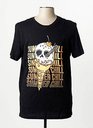 T-shirt noir JACK & JONES homme