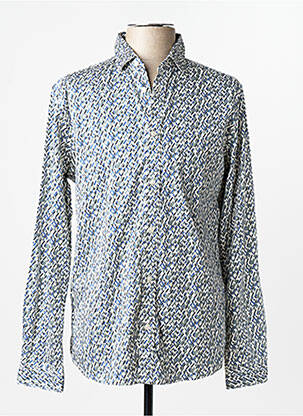 Chemise manches longues bleu TOM TAILOR homme
