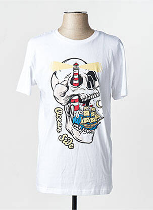 T-shirt blanc JACK & JONES homme