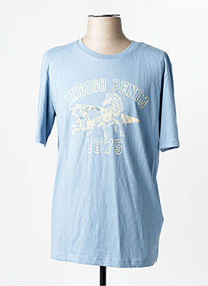 T-shirt bleu JACK & JONES homme