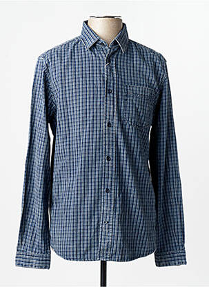 Chemise manches longues bleu TOM TAILOR homme