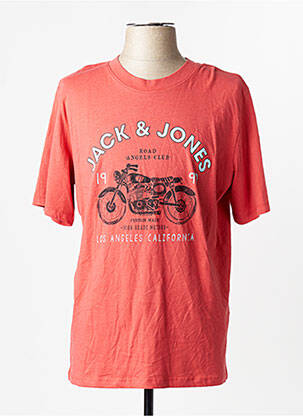 T-shirt rouge JACK & JONES homme
