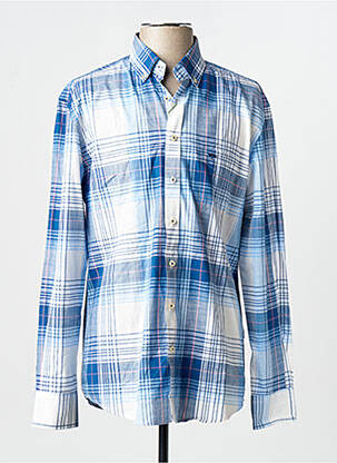 Chemise manches longues bleu FYNCH-HATTON homme