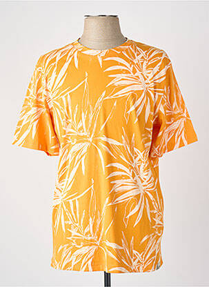 T-shirt orange JACK & JONES homme