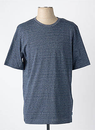 T-shirt bleu JACK & JONES homme