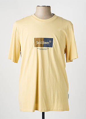 T-shirt jaune JACK & JONES homme