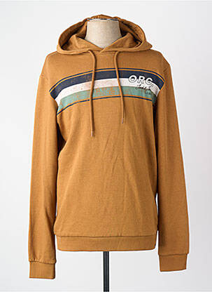 Sweat-shirt à capuche marron JACK & JONES homme