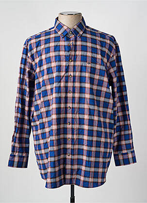 Chemise manches longues bleu FYNCH-HATTON homme
