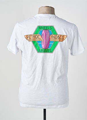T-shirt blanc PETROL INDUSTRIES homme