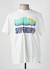 T-shirt blanc SUPERDRY homme
