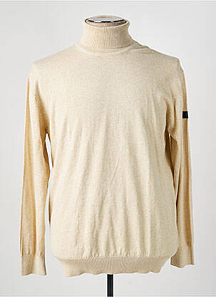 Pull col roulé beige PRESLEY AND SUN homme