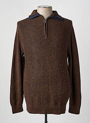Pull marron TOM TAILOR homme