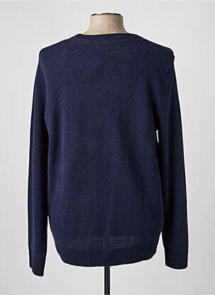 Pull col rond manches longues bleu JACK & JONES homme