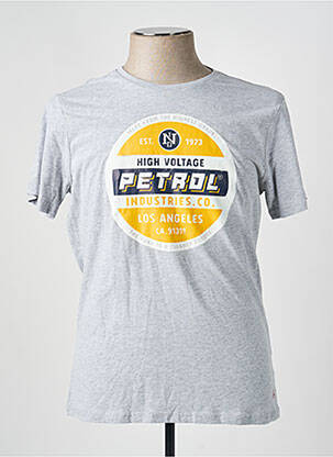 T-shirt gris PETROL INDUSTRIES homme