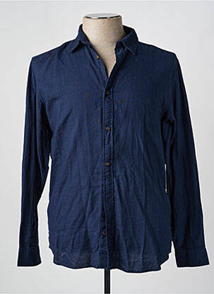Chemise manches longues bleu JACK & JONES homme