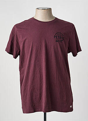 T-shirt rouge PETROL INDUSTRIES homme