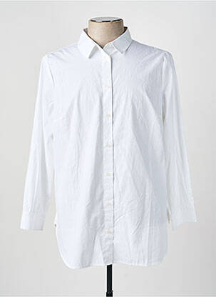 Chemise manches longues coupe droite blanc CARMAKOMA homme