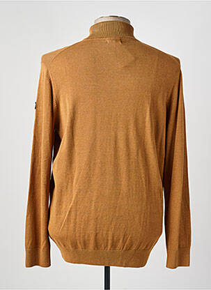 Pull col roulé marron PRESLEY AND SUN homme