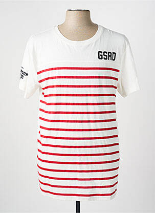T-shirt blanc G STAR homme