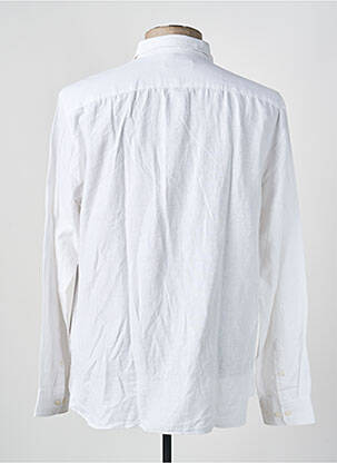 Chemise manches longues blanc JACK & JONES homme