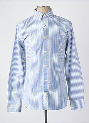 Chemise manches longues bleu JACK & JONES homme