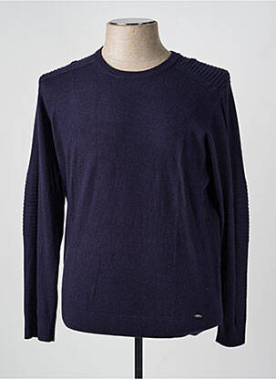 Pull bleu DELAHAYE homme