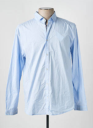 Chemise manches longues manches longues bleu TOM TAILOR homme