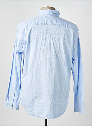 Chemise manches longues manches longues bleu TOM TAILOR homme