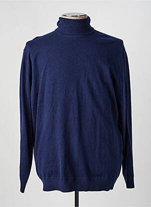 Pull col roulé bleu TOM TAILOR homme