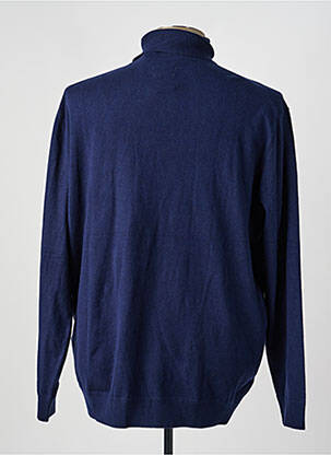 Pull col roulé bleu TOM TAILOR homme