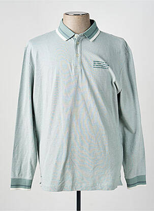 Polo manches longues manches longues vert TOM TAILOR homme