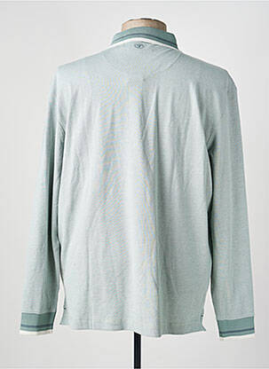Polo manches longues manches longues vert TOM TAILOR homme