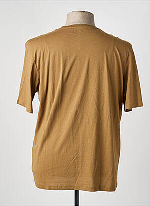 T-shirt manches courtes manches courtes marron JACK & JONES homme