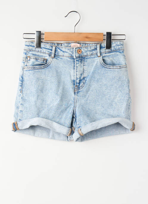Short coupe droite bleu ONLY fille