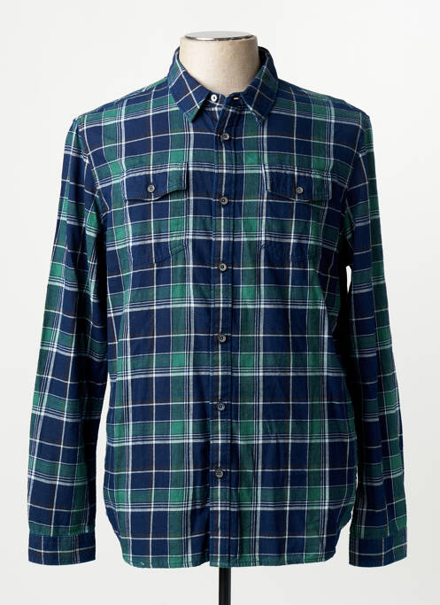 Chemise manches longues vert PETROL INDUSTRIES homme