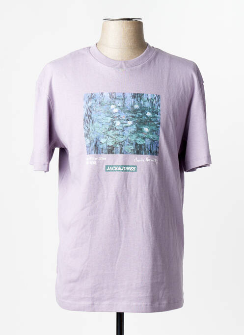 T-shirt violet JACK & JONES homme