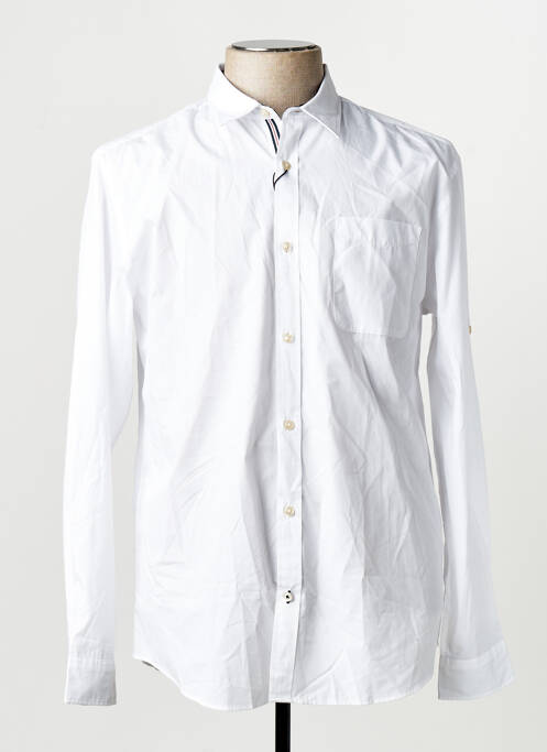 Chemise manches longues blanc JACK & JONES homme