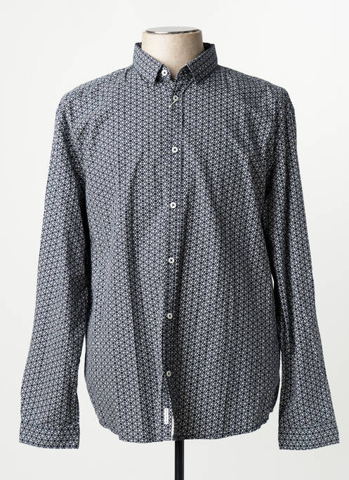 Chemise manches longues bleu TOM TAILOR homme