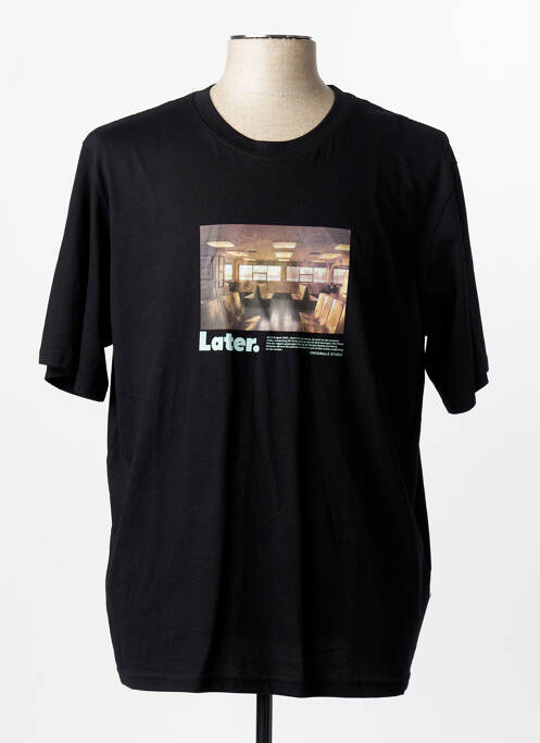 T-shirt noir JACK & JONES homme