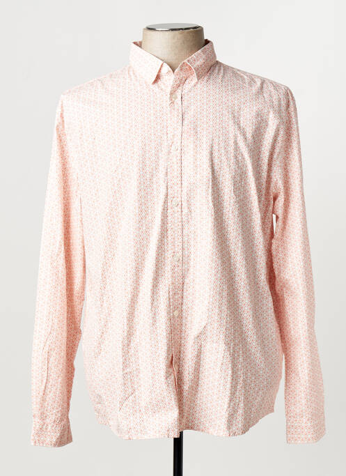 Chemise manches longues orange TOM TAILOR homme