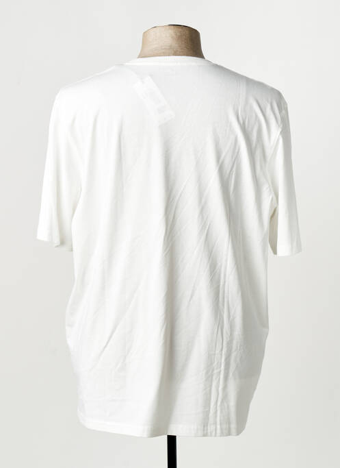 T-shirt col rond manches courtes blanc JACK & JONES homme