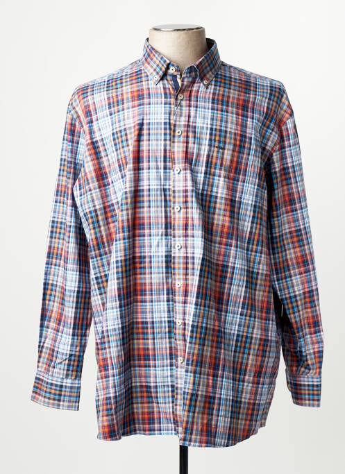 Chemise manches longues bleu FYNCH-HATTON homme