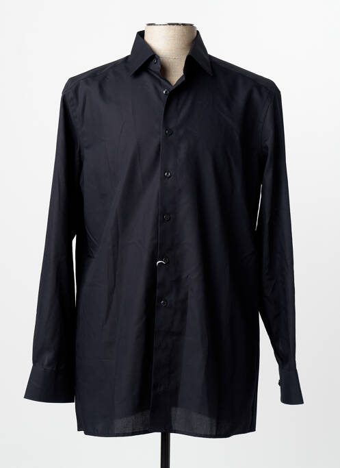 Chemise manches longues noir OLYMP homme