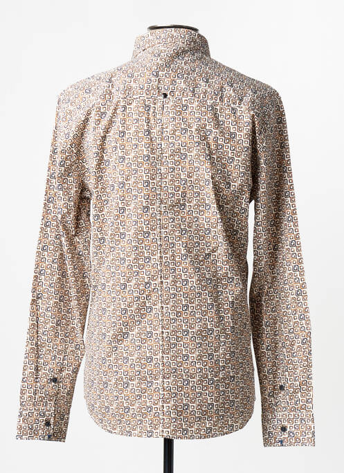 Chemise manches longues marron NO EXCESS homme